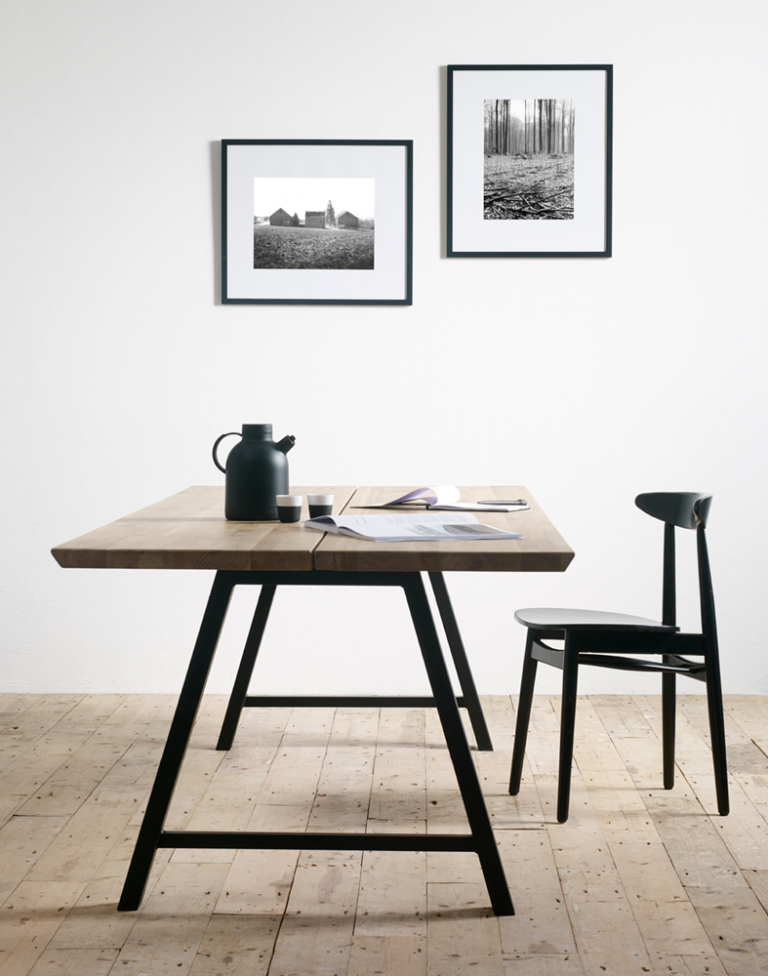 Table Albert A Noir 100×200 – Vincent Sheppard