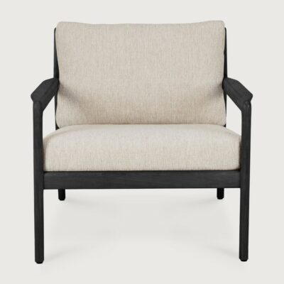 Fauteuil de jardin Jack teck noir - Ethnicraft