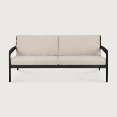 Canapé de jardin Jack teck noir 2 places- Ethnicraft