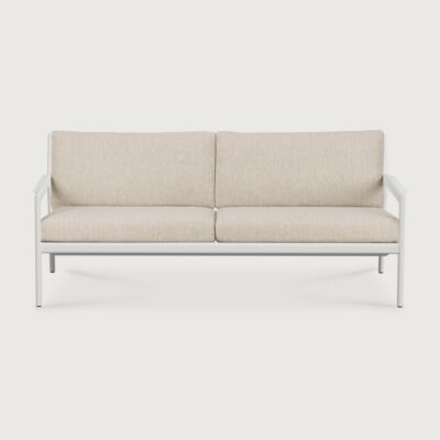 Canapé de jardin Jack aluminium blanc 2 places - Ethnicraft